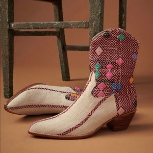 NEW Anthropologie western booties